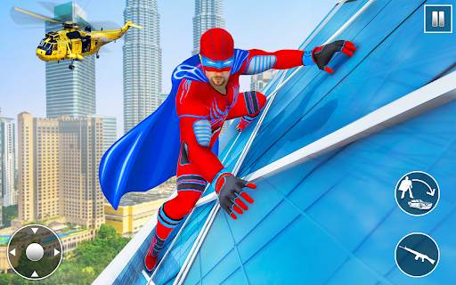 Flying Hero Superhero Games screenshot 1