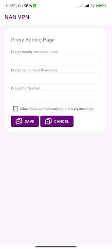 NAN VPN screenshot 3