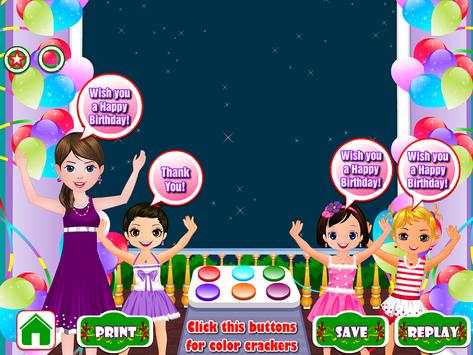 Birthday party girl games screenshot 8