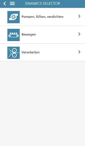 SINAMICS SELECTOR screenshot 7