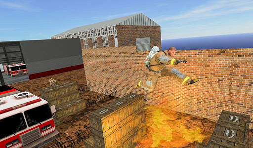 Firefighter School 3D: Fireman Rescue Hero Game screenshot 10