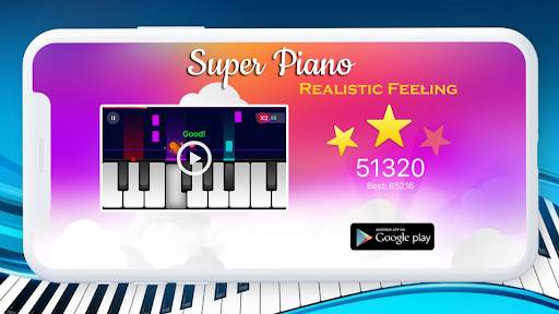 Real Piano Learning Keyboard स्क्रीनशॉट 1