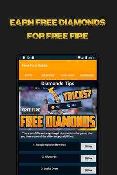 Stats for free fire - Diamonds, Guide, Weapons screenshot 4