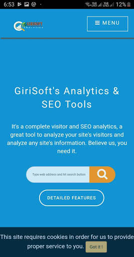 GiriSoft's Analytics & SEO Tools screenshot 1