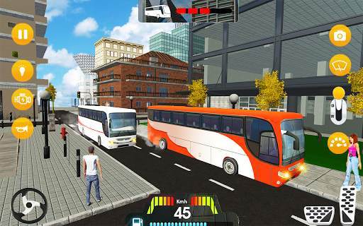 Luxury Coach Bus Simulator: bus driving Games 2020 screenshot 3