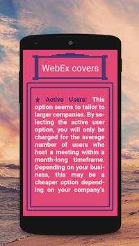 Webex Costs screenshot 3