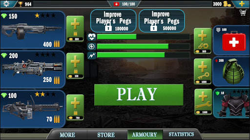 เกมปืนกล: เกมสงคราม- เกมยิง screenshot 4