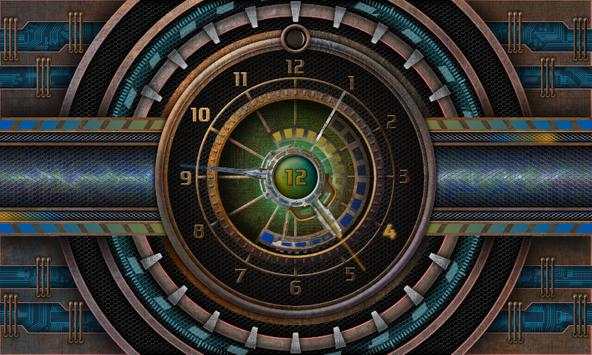 Tech Clock live wallpaper screenshot 1