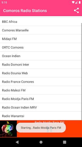 Comoros Radio Stations screenshot 2