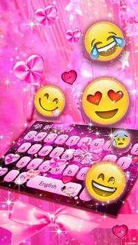 Pink Love Butterfly Keyboard screenshot 3