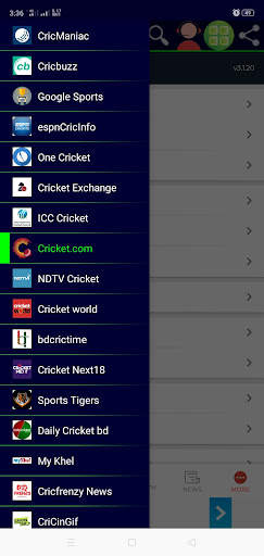 CRICKET SCORES LITE screenshot 2
