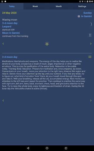 Lunar calendar Dara-Lite screenshot 6