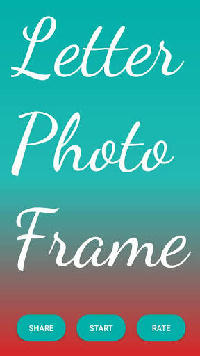 Letter Photo Frame screenshot 1