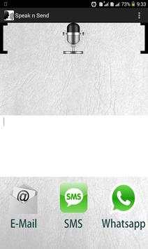 Speak n Send for Whatsapp screenshot 1
