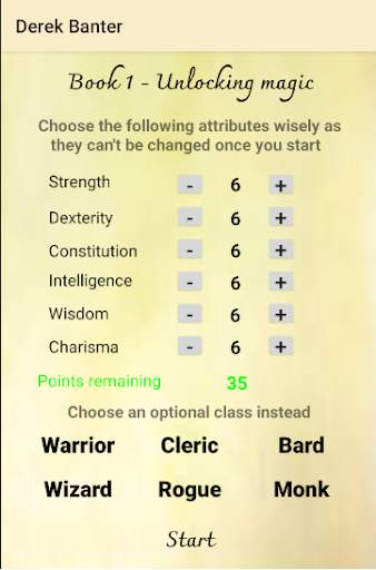 Derek Banter -  Text adventure (CYOA) RPG screenshot 4