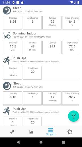 FitnessSyncer screenshot 4