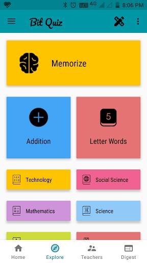 Bit Quiz - With Math, Science and English Games. screenshot 2