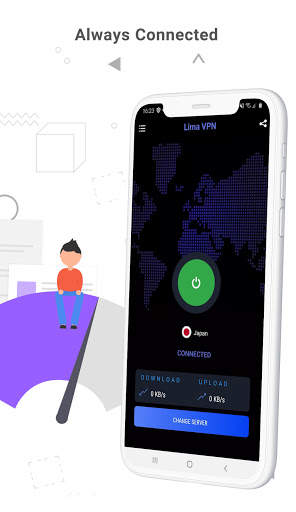 Free And Fast VPN فیلتر شکن قوی و پرسرعت :Lima VPN screenshot 3