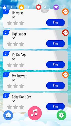 EXO Piano Tiles KPOP 2019 screenshot 2