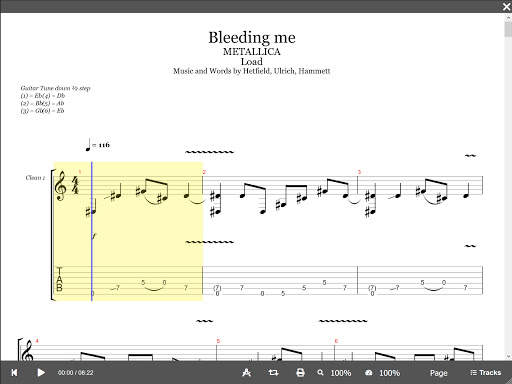 GProTab: Guitar tabs & player 8 تصوير الشاشة