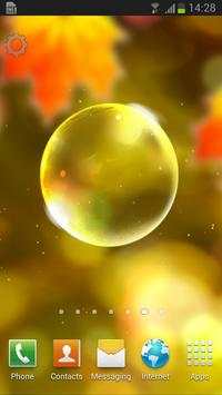 Autumn Bubbles LWP screenshot 1