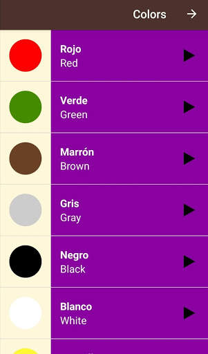 Learn Spanish screenshot 1