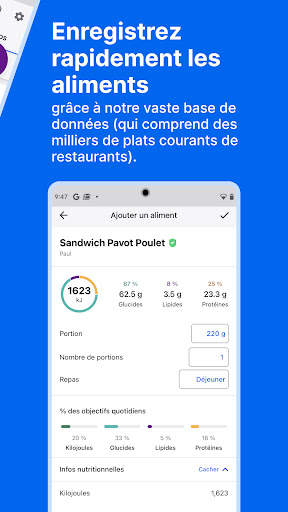 MyFitnessPal : macros & santé screenshot 3