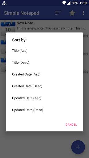 Simple Notepad screenshot 3