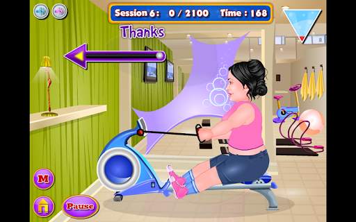 Fat To Slim Fitness Girl Game screenshot 1