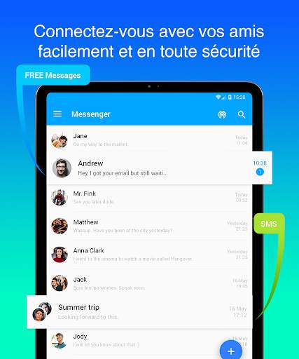 Mint Messenger - Chat And Sms screenshot 9