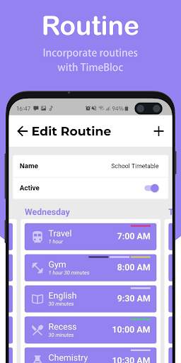 TimeBloc: Visual Daily Planner screenshot 2
