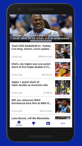 Basketball NBA News, Scores, Stats & Schedules screenshot 1