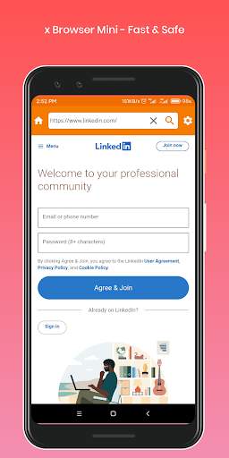 x Browser Mini - Fast & Safe स्क्रीनशॉट 7