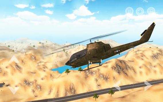 Army Helicopter Simulator : Gunship Attack Game 3D screenshot 2
