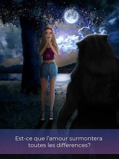 Romance Loup Garou - Jeu d'amour interactif screenshot 1