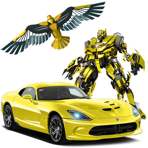 Flying Kite Robot Transform Robot Shooting Game icon