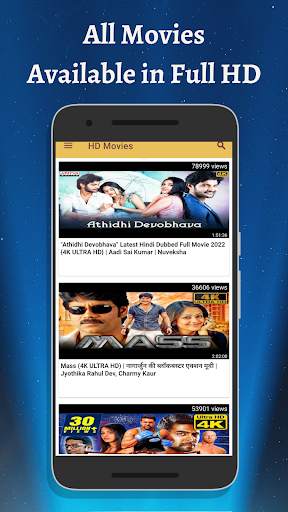 HD Movies - South Hindi Dubbed screenshot 1
