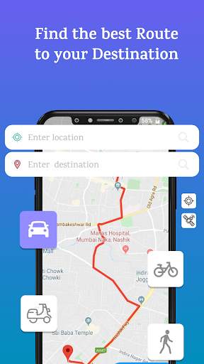 GPS Maps & Driving Directions screenshot 1