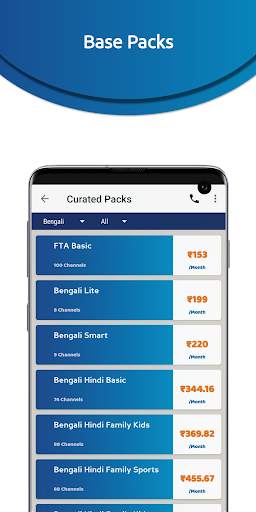 Channel list & plans for Tata Sky DTH screenshot 1