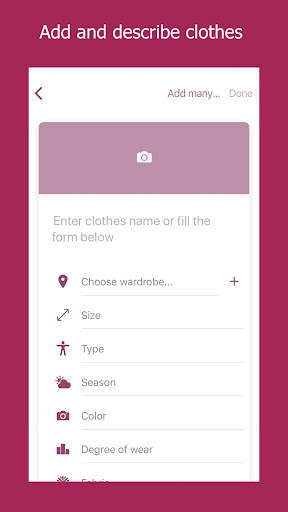 My wardrobes screenshot 2