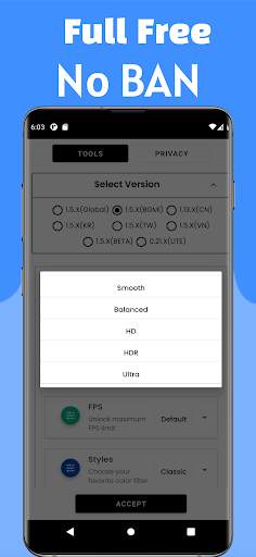 GFX Tool For PUBG - Game Launcher, optimizer screenshot 4