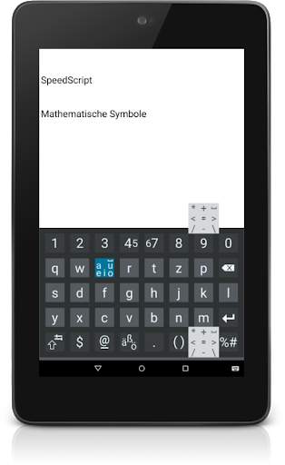 SpeedScript Tastatur free screenshot 12