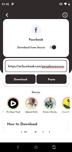 FBdownloader - Video Downloader for Facebook screenshot 1