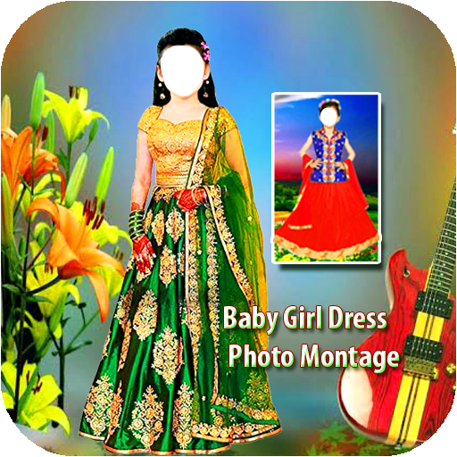 Baby Girl Dress Photo Suit icon