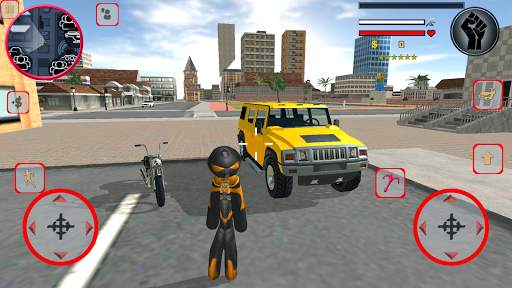 Stickman Rope Climbing Vegas Vice Hero Simulator screenshot 2