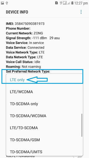 4G Only Network Free Mode screenshot 3