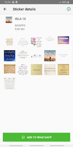 Islamic Stickers for whatsapp-WASTICKERAPPS screenshot 6