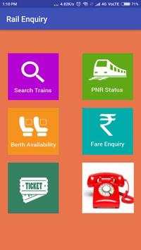 Railway Enquiry & Ticket Booking screenshot 2