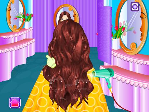 Hair style salon girls games screenshot 2