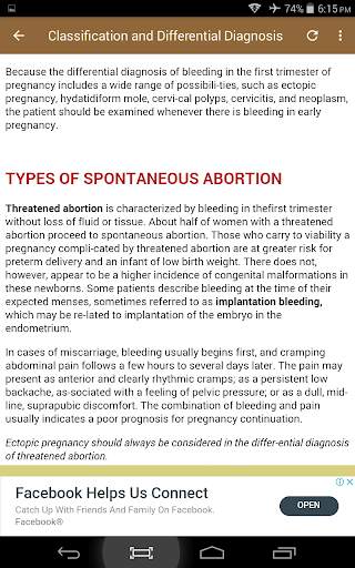 Ectopic Pregnancy & Abortion screenshot 3